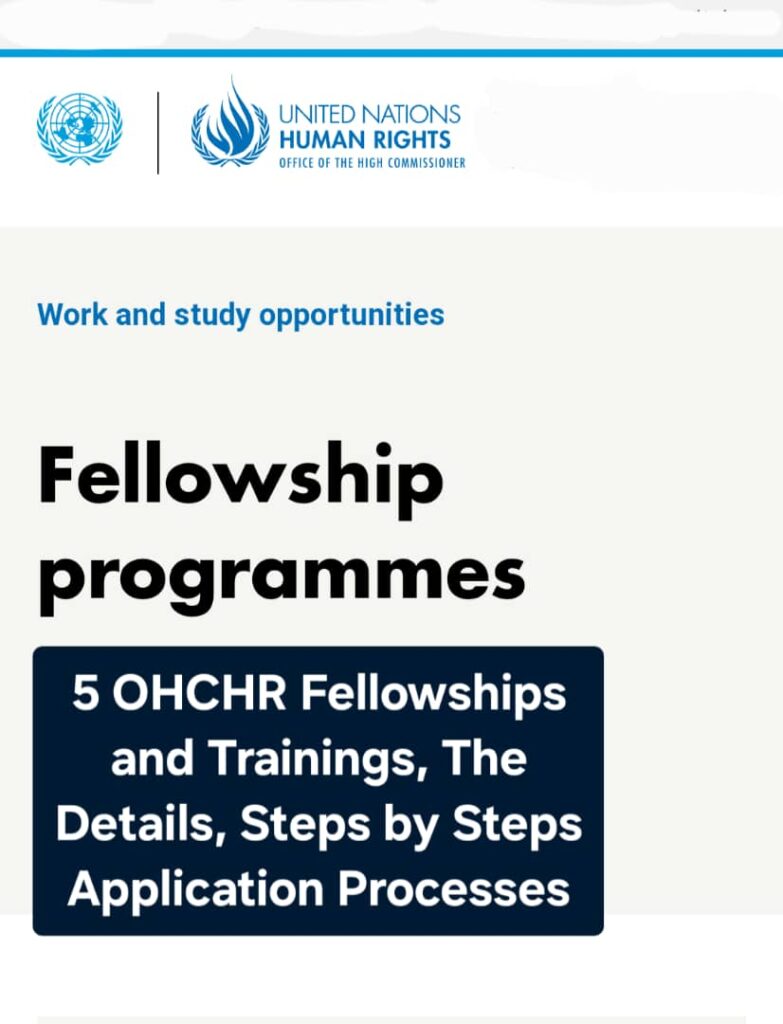 OHCHR Fellowships and Trainings