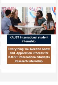 KAUST International Students Research Internship