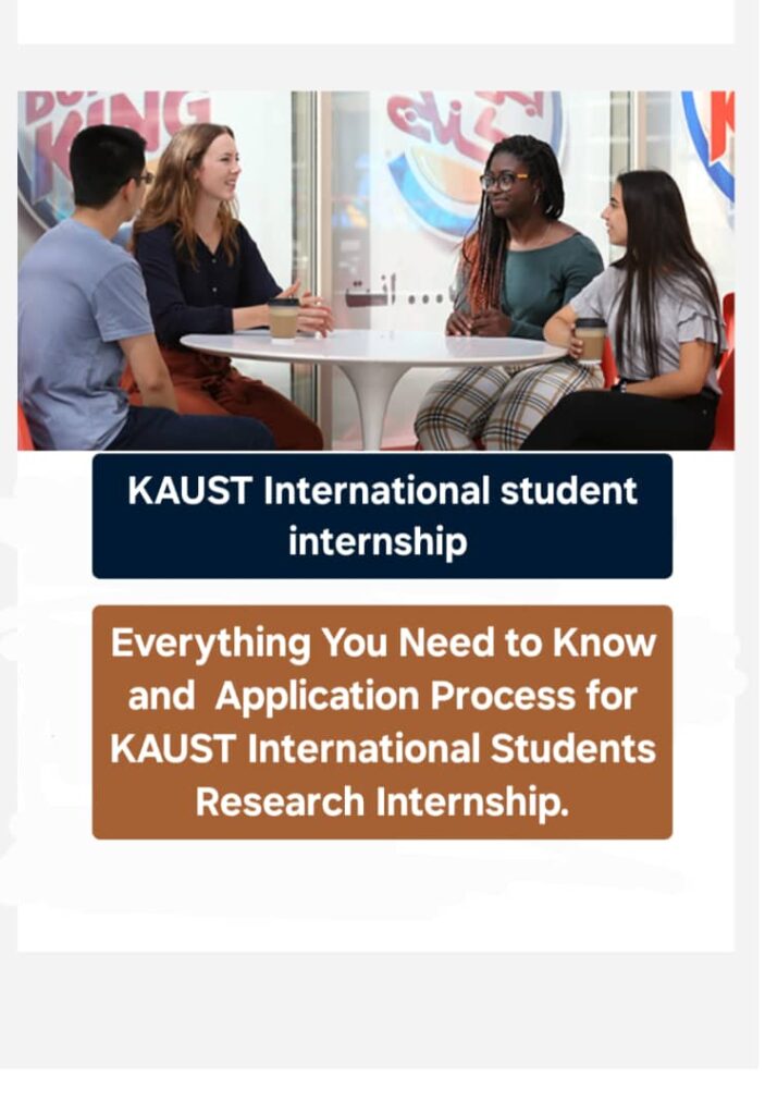 KAUST International Students Research Internship