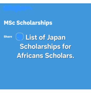 Scholarships for African Scholars