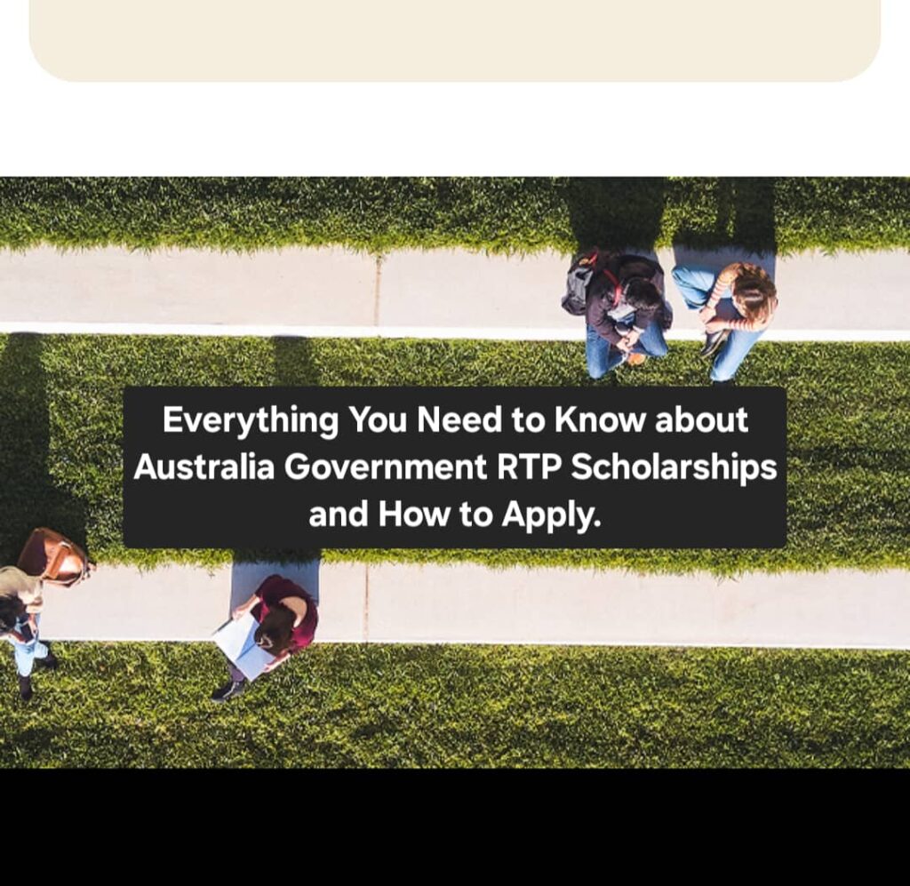 Australia Government RTP Scholarships