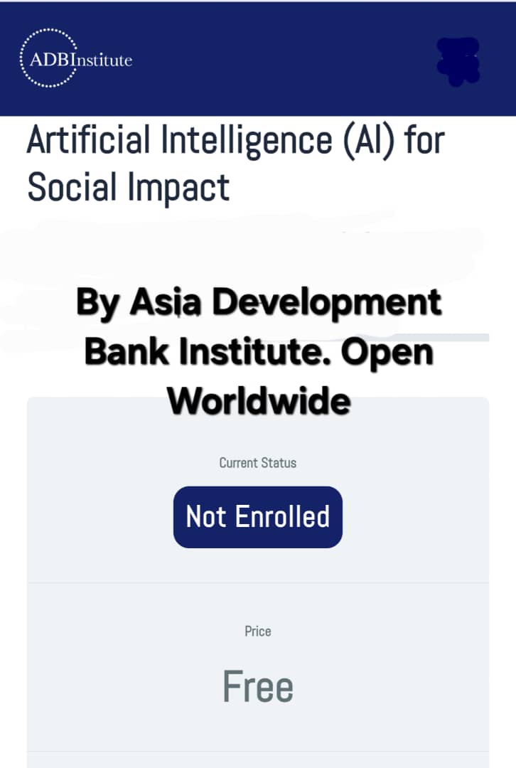 Artificial Intelligence Scholarships course