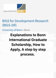 Bonn International Graduate Scholarship