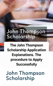 John Thompson scholarship application