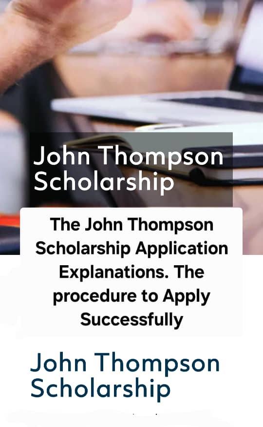 John Thompson scholarship application