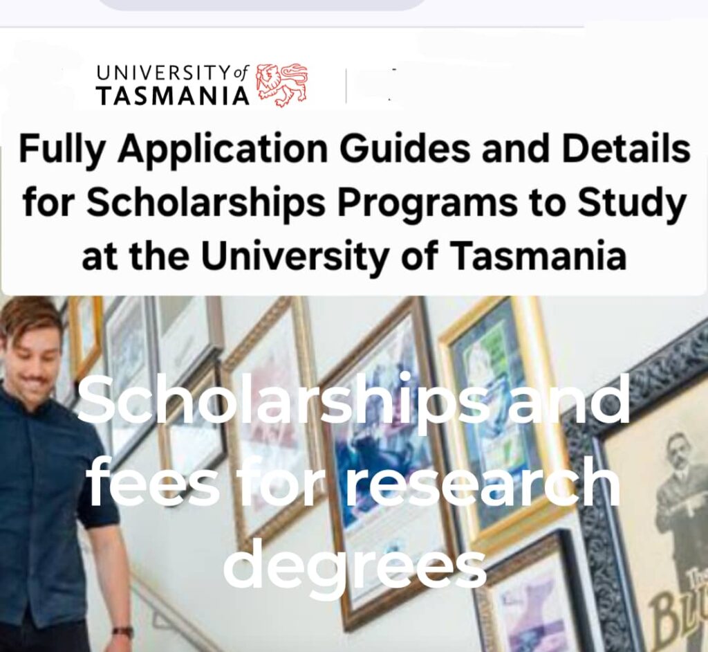 scholarships programs to study at the University of Tasmania